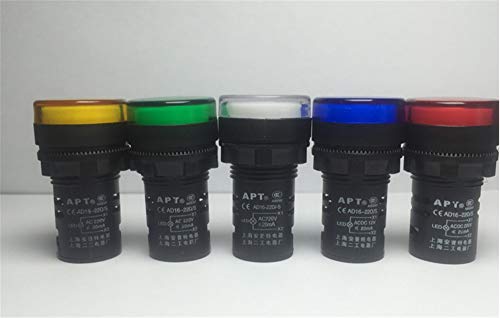 20pcs Mixed group of 12V 16mm LED Power Indicator Signal Light