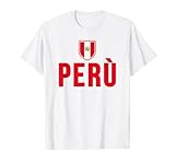t-shirt perù bandiera peruviana souvenir regalo d'amore maglietta