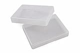 1 Dozen Clear Plastic Boxes for Regular Poker Sized Playing Card Deck in Tuck Case