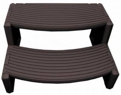 19.7 x 16 in. Espresso Spa Step