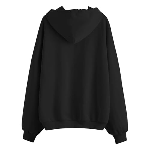 Zip Up Hoodie Women Oversized Sweatshirts 2025 Fall Winter Fashion Long Sleeve Casual Lightweight Y2K Hooded Jacket3