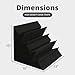 TRUE NORTH Bass Traps w/Adhesive 8 Pack - Recording Studio Acoustical Treatments - Studio Foam Bass Trap Panel Acoustic Treatment - Sound Foam Corner To Trap Bass, Bass Traps Acoustic Foam Corner