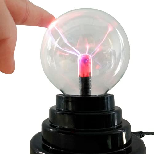 Vetro Magic Plasma Ball Light Table Lights Lampada da Notte a Sfera Touch Sensitive Glowing