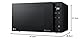 LG MH6535GIS Mikrowelle mit Smart Inverter Technologie & Quarz Grill, 25 Liter Kapazität, 1000 W, Automatikprogramme, einstellbare Leistungsstufen für optimales Garen und EasyClean-Funktion, Schwarz
