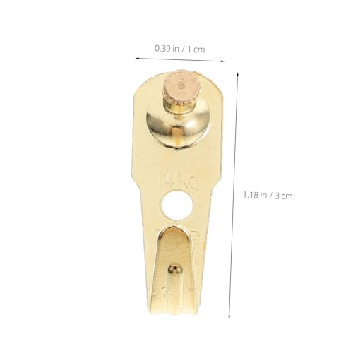 Image of 30sets German Hooks Copper Tips Robust Wall Hooks for Frames Dresses Artwork Easy Install
