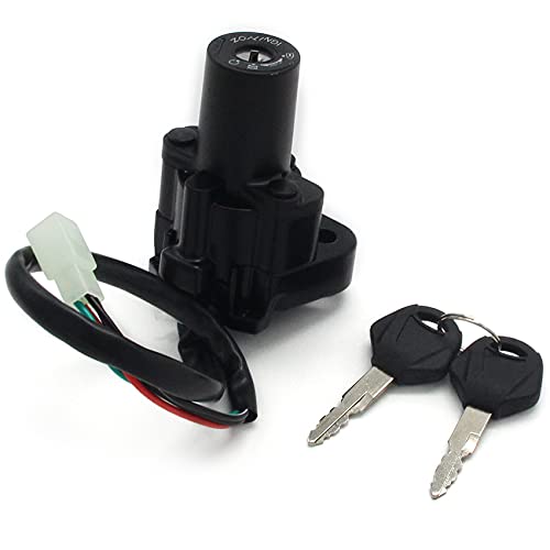 Ignition Switch for Yamaha TTR225 1999-2004, SR125 1999-2000, RZ50 1998-2006, XT225WE Serow 1997-2004, XT225W Serow 1995-1996 Motorcycle Ignition Switch