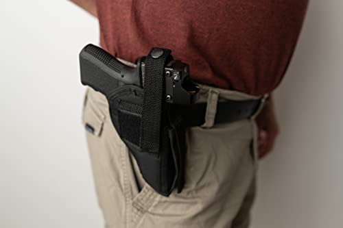 Holster Chicks Llc Optical Gun Holster Hip Fits Kel-Tec Keltec P17 .22 Lr 3.8" Brl Taurus Tx22 Th Series Th9 Remington 1911 R1 3.5" Sar 9 Sar T 4.4" Brl K2 45 Acp 4.7" Brl K2 45C 4.2" Brl Optics 5 #TOP3