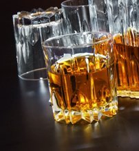 image for Circleware Italian Made Excalibur 5pc Whiskey Decanter Set