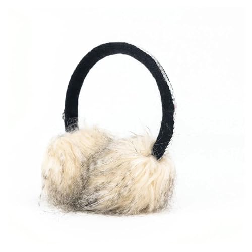 Oreillettes d'hiver paon peluche épaisse pour stopper les douleurs d'oreilles liées au vent glacial