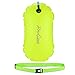 ProCase Schwimmboje, Gute Sicherheit beim Schwimmen, Ultraleichte Swim Bubble Sicherheitsboje Abschleppwagen mit Hüftgurt für Open Water und Triathlon, Wertgegenstände am See Pool -Neon Gelb