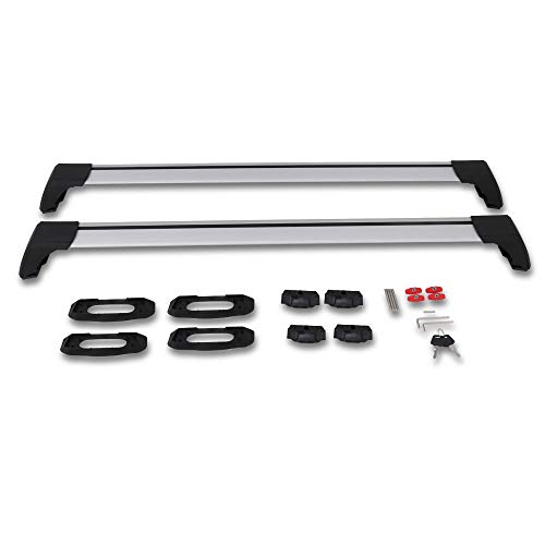 2 Pieces Crossbars Fit for Kia Seltos 2021 Lockable Roof Racks Cross Bars Capacity 165 lbs