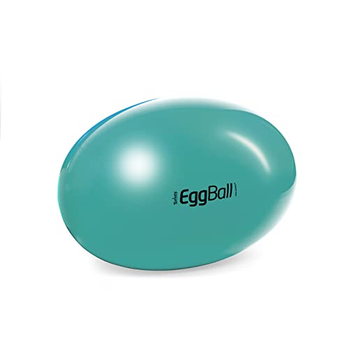 TONKEY Active Life - Ovaler Pilatesball 65 cm - Großer Fitball für Yoga, Fitness, Gag, Physiotherapie, Rehabilitation und Schwangerschaftsübungen - Zubehör für Training zu Hause und im Fitnessstudio