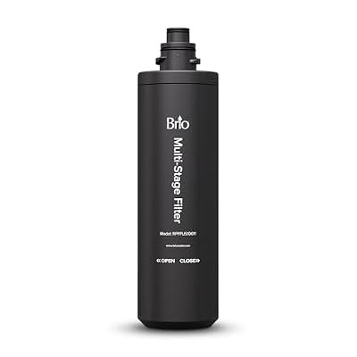 Brio 11" 3 Stage Single Housing Replacement Filter for Under Sink Water Filtration System Models: FUS100A & FUS100F | 12,000 Gallons or 18 Months | NSF 42 & 372 Certified