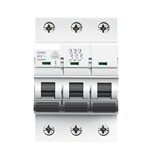 Disyuntor Gym9 3p 6ka interruptor magnetotérmico MCB tipo AC 40a 2