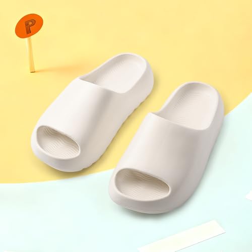 Image of Kids Cloud Slides for Boys & Girls, Super Soft & Comfy Beach Pool Slippers, Non-Slip Waterproof Shower Sandals for Toddlers & Kids
