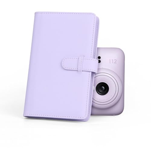 Mini Album Photo 108 Pochettes pour Film Photo 3 Pouces Porte-Cartes Photo Accessoires pour Appareil Photo instantané pour Mini 12 11, pour Billets de Cinéma (Violet)