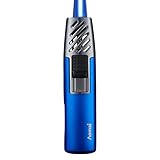 Butane Lighter, Cool Windproof Torch Lighter, Multipurpose Adjustable Wind Resistant Refillable Gas Lighter Adjustable Flame Lighters for Grill BBQ Candle Camping Kitchen Cooker Fireworks