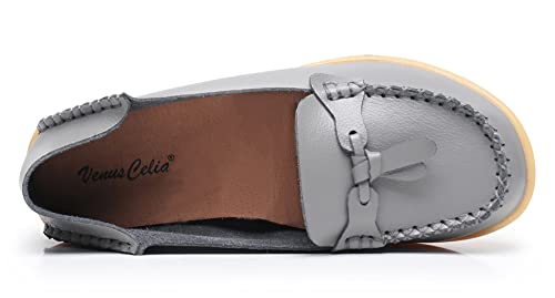 Image of VenusCelia Women's Decoration Comfy Walking Flat Loafer