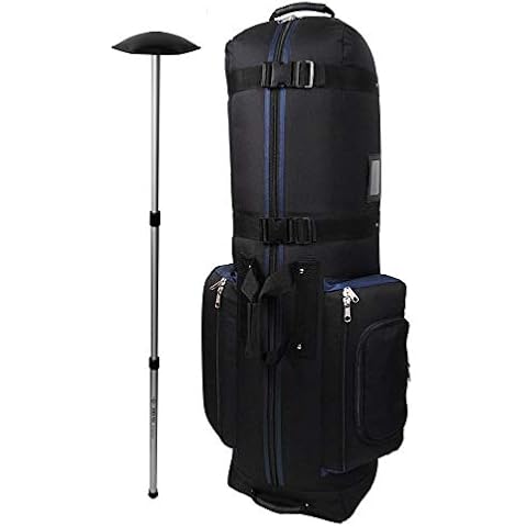 CaddyDaddy Golf CDYCON2NP Constrictor with North Pole Club Protector Golf Bag Travel Cover, Black/Navy Cover