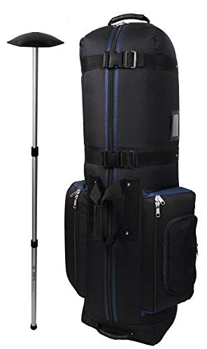 CaddyDaddy Golf CDYCON2NP Constrictor with North Pole Club Protector Golf Bag Travel Cover, Black/Navy