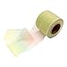 MAQIONGFEN Tulle Fabric Mode Tulle Rouleau Couleur Tulle Tillou Couture Brillante Ruban d'artisanat pour la Chaise de Table Costume d'arc (Color : Yellow Orange Green, Size : 1pc)