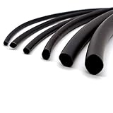 Makashop24 - Schrumpfschlauch 4:1 mit Kleber schwarz Ø 4,0 bis 52,0 mm Auswahl: 25 cm bis 10 Meter (Ø 32,0 mm, 1 Meter)