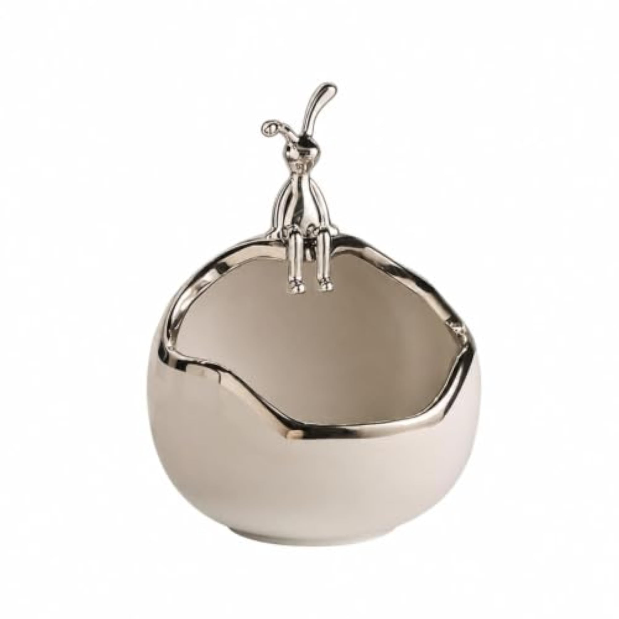 Minimalist Ceramic Catchall Ornament, Compact Storage Solution