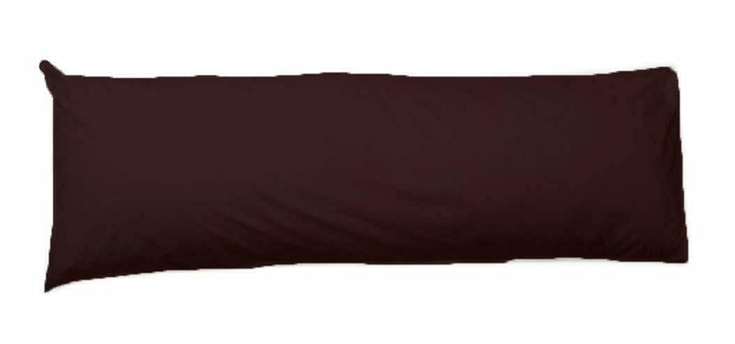 Bolster Pillowcases 100% Polycotton Blend product 4 Feet (48"), Brown