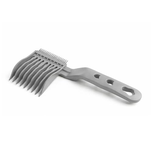 Fade Hair Blending Comb Barber Tool Men Salon Home Haircut Gray 1pc