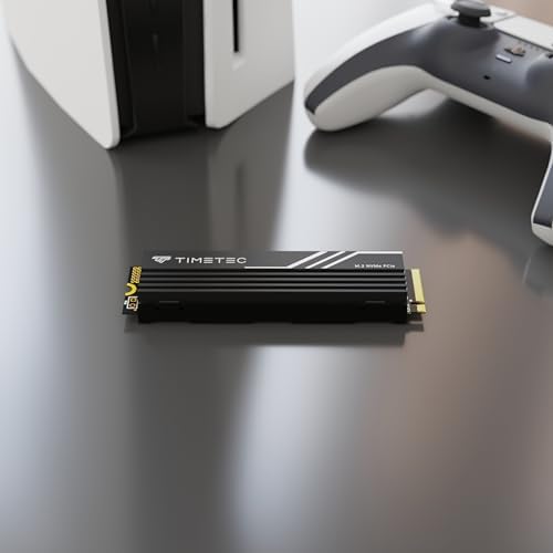 Miniatura 5 de Timetec Disipador térmico para juegos PCIe 4.0 blanco de 1 TB NVMe Phison E27T PCIe Gen4x4 M.2 2280 3D NAND TLC SLC caché velocidad de