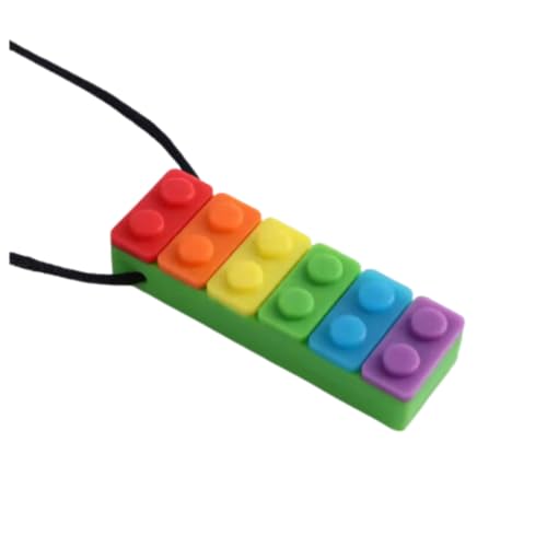 Colar Mordedor Sensorial Silicone Autismo Ansiedade Stress