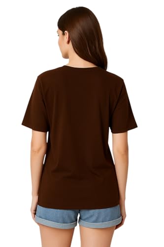 Image of My Swag Womens Combo T-Shirts, Printed Cotton Tshirts, Casual Summer Wear (Cotton, Pack of 2)