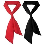 IMIKEYA 2er-Pack Kochhalstücher: Unisex-Krawatte und Schal für Küchenpersonal in Restaurants, Restaurants, Grilllokalen und Sushi-Läden