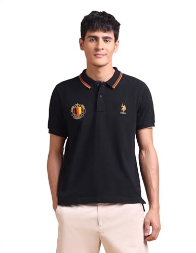 Image of U.s.Polo Association Men's Slim fit Iconic Number Polo Shirt