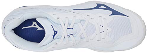Mizuno Wave Lightning Z6 Mens Volleyball Shoe, White-Navy, 13 #TOP4