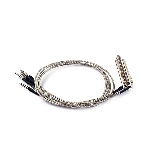 ibasenice 5 PCS Piezo Pickup Rods for Box String Acoustic Guitars Mellow Sound Easy Installation Under Saddle Noise Performance for Guitar Players and Music Bands