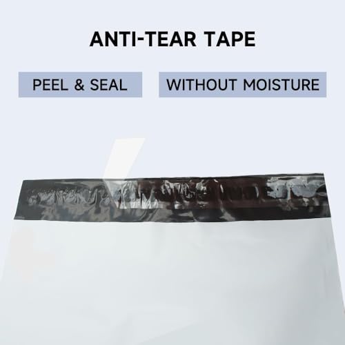 Image of Poly Mailers Shipping Bags with Strong Adhesive, Waterproof Mailing Bags for Clothing, T-Shirts, and Small Business Shipping