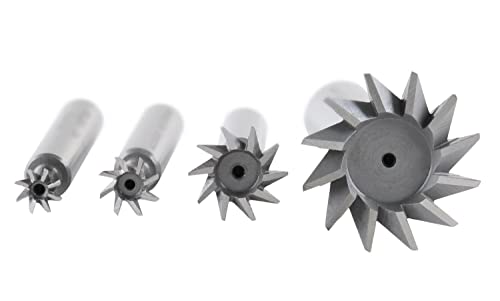 Accusize Industrial Tools 4400-6245 4 Pc 45 Degree H.S.S. Dovetail Angular Cutters thumb #5