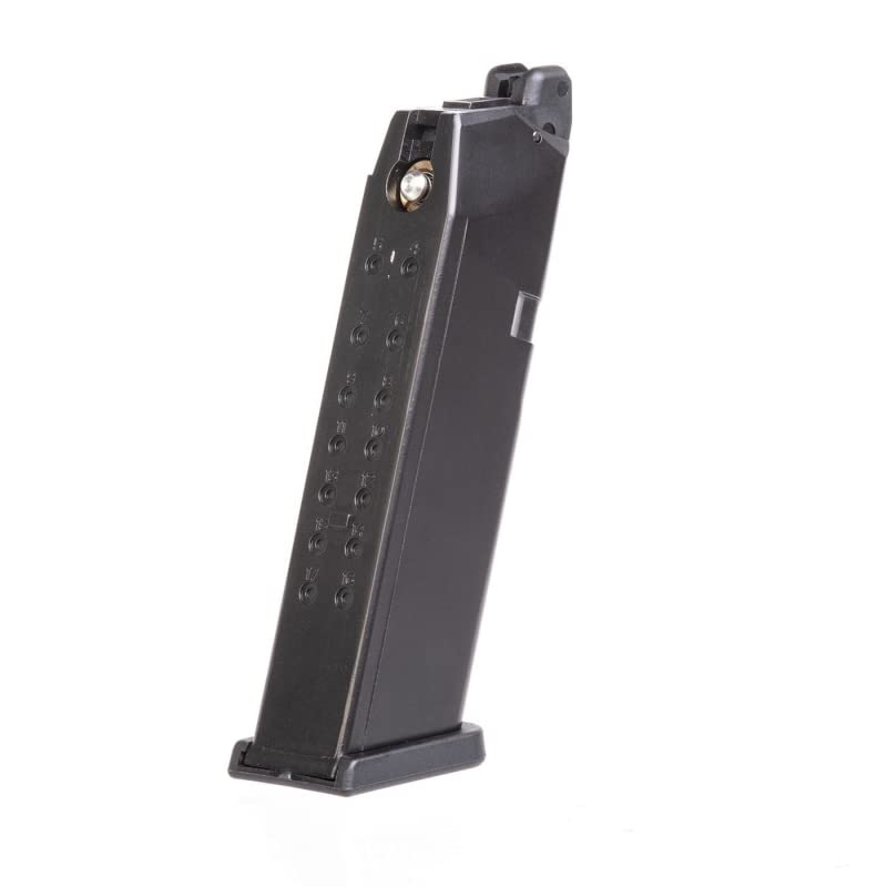 Genérico Cargador de Gas GBB Pistola Airsoft AAP-01 Assassin Action Army 23 BBS Negro. Compatible con Marui, KJW y We