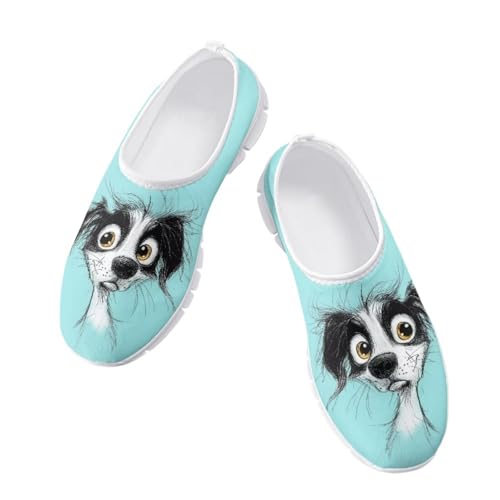 Image of Jeiento Cute Dog Women's Casual Slip On Shoes Loafers Sneakers for Women
