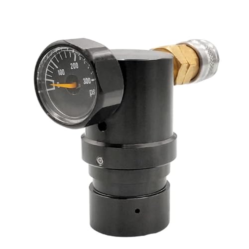 Air Regulator T-TypeOutput Pressure Air Regulator Metal 40Psi-200Psi G1/2-14 Thread Regulator