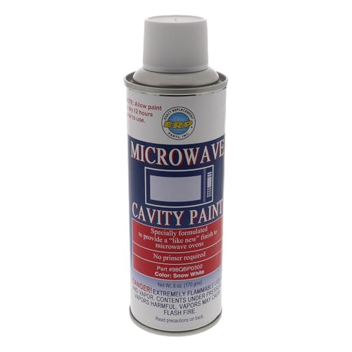 ERP 98QBP0302 Microwave Cavity Spray Paint Snow White 6oz Can, 1 count (pack of 1)