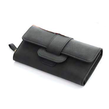BABIES BLOOM Black Ladies PU Leather Hand Wallet for Women | PU Leather Coin Purse Card holder for Working Girls| Ladies Hand Wallet for Daily Use, Money Purse (B08L7T8BFV) Amazon Price History, Amazon Price Tracker