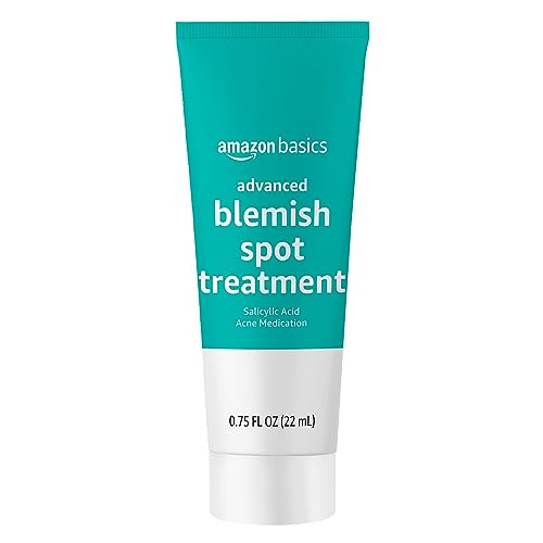 Amazon Basics Advanced Blemish Spot Treatment with 2% Salicylic Acid Acne Medication, 0.75 Fluid Ounces, 1-Pack