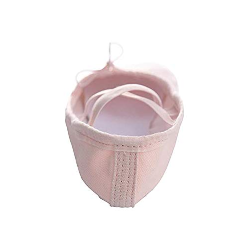 image for STELLE Girls Canvas Ballet Slipper/Ballet Shoe/Yoga Dance Shoe (Toddle