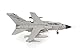 Herpa Modellflugzeug Italian Air Force Panavia Tornado ECR - 155° Gruppo ETS, 6° Stormo Diavoli Rossi, Ghedi Air Base, Miniatur im Maßstab 1:200, Sammlerstück, Modell ohne Standfuß, Metall