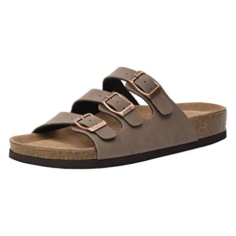 CUSHIONAIRE Women's Lela Cork Footbed Sandal Cover