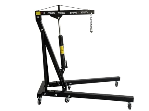 Mechanics 1 Ton Professional Folding Engine Crane Hoist Lift