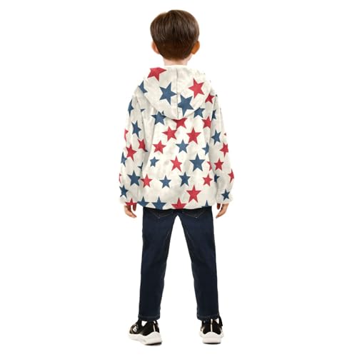 American Stars Girls Fleece Jacket Girls Fall Jacket Girls Zip Up Hoodie Girls Sherpa Jacket 2-10T4