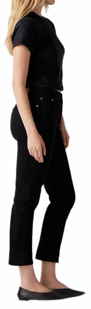 Levi's 501 Crop High Rise Straight Fit Damen Jeanshose